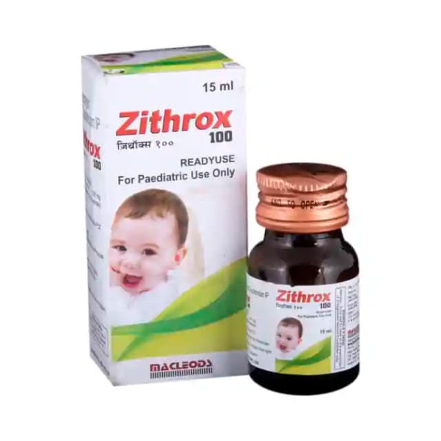 Zithrox 100 Rediuse Suspension (15 ml in 1 bottle)