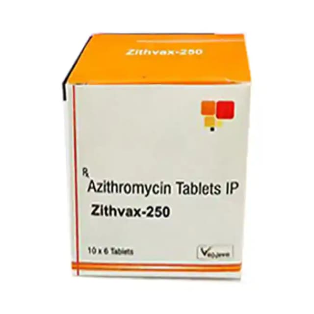 Zithvax 250 (6 tablets in 1 strip)