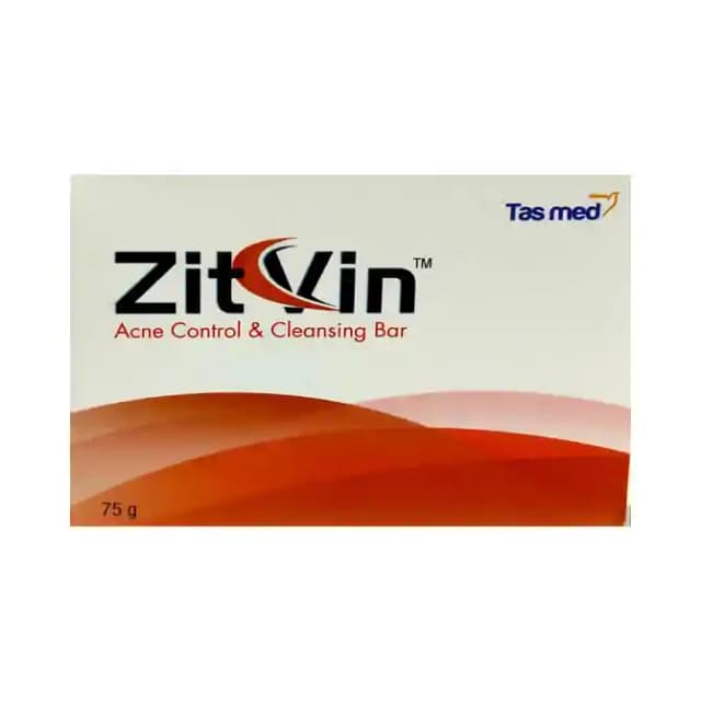 Zitvin Acne Control & Cleansing Bar (1 Packet Of 75 gm Soap)