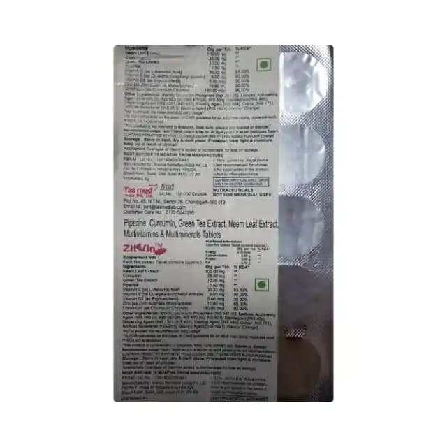 Zitvin (1 Strip Of 10 tablets)