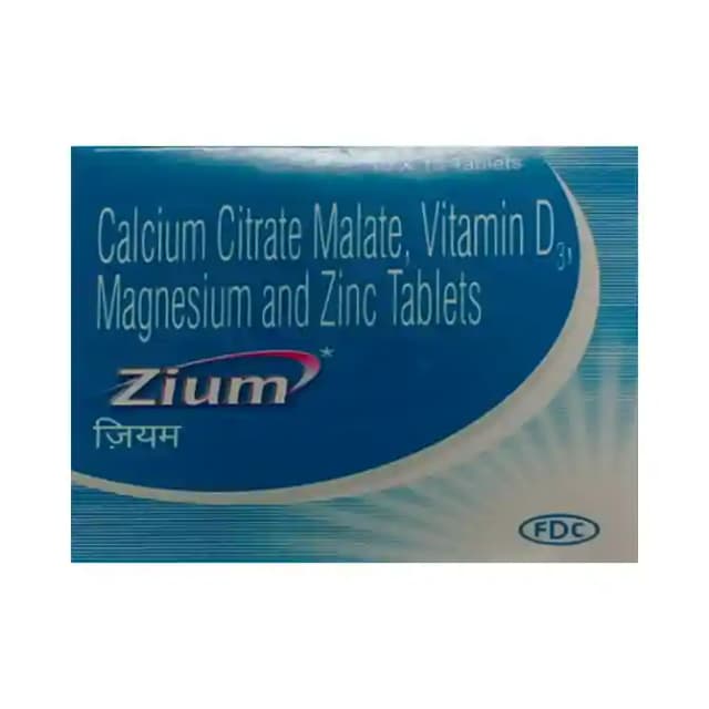 Zium (1 Strip Of 15 tablets)