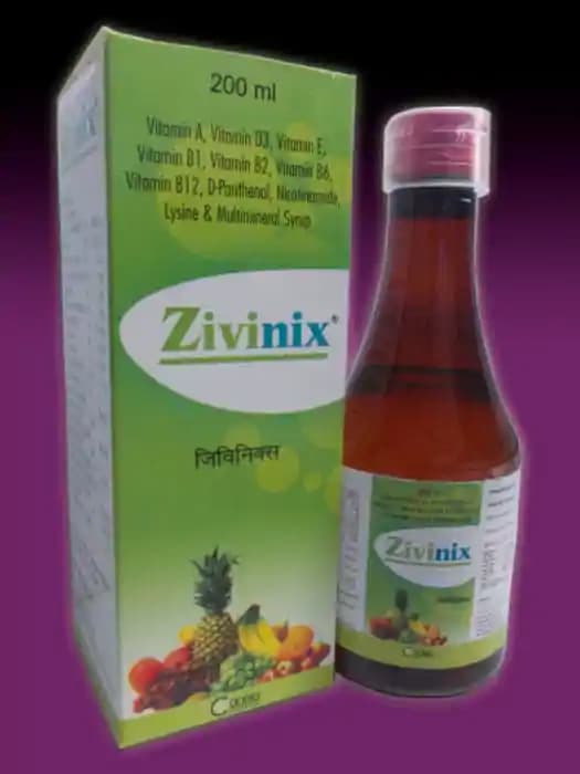 Zivinix Syrup (1 Bottle of 200 ml Syrup)