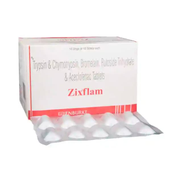 Zixflam (10 tablets in 1 strip)