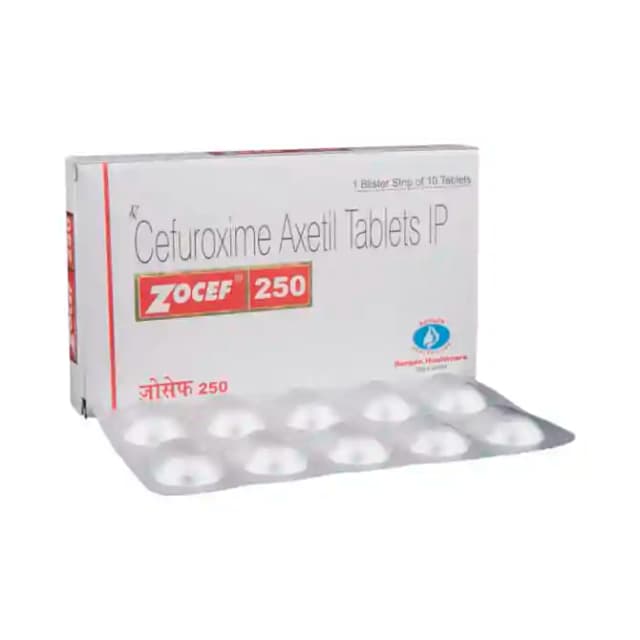 Zocef 250 (10 tablets in 1 strip)