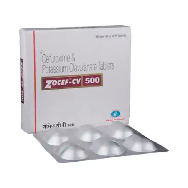Zocef CV 500 (6 tablets in 1 strip)