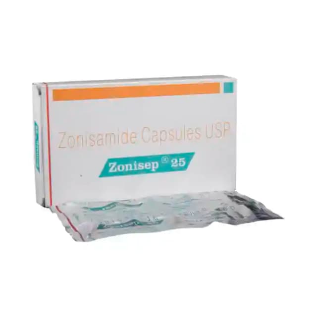 Zonisep 25 (10 capsules in 1 strip)