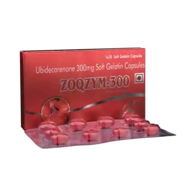 Zoqzym 300mg Soft Gelatin (1 Strip Of 10 soft gelatin capsules)