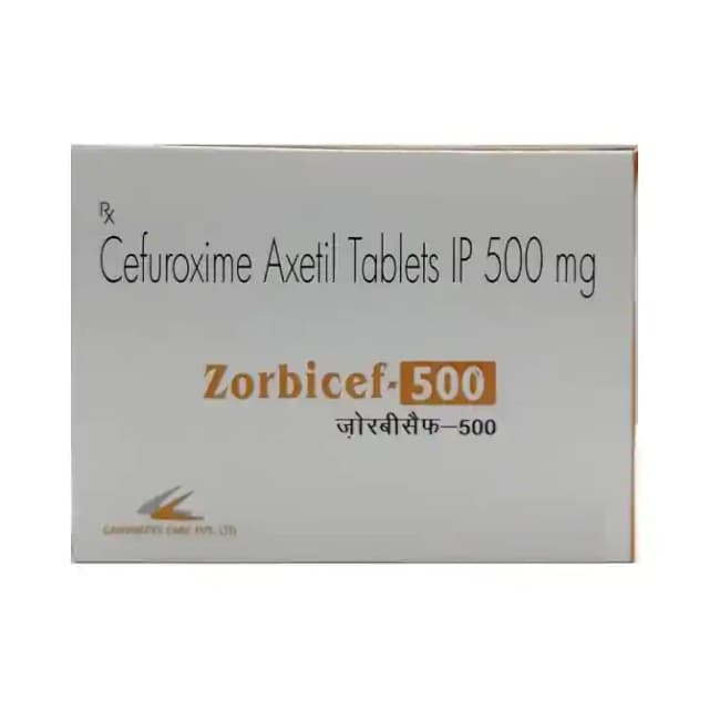 Zorbicef 500 (4 tablets in 1 strip)