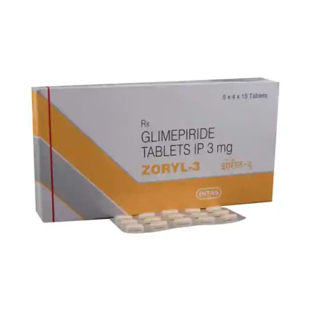 Zoryl 3 (15 tablets in 1 strip)