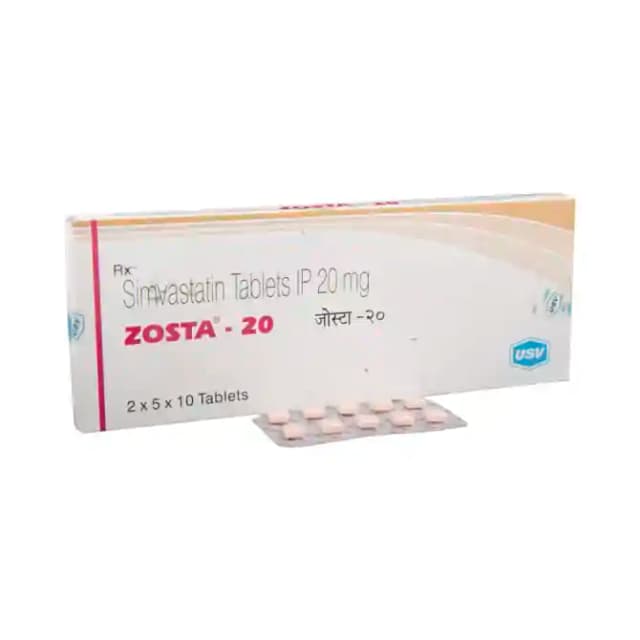 Zosta 20 (10 tablets in 1 strip)