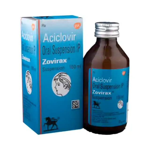 Zovirax Suspension (100 ml in 1 bottle)
