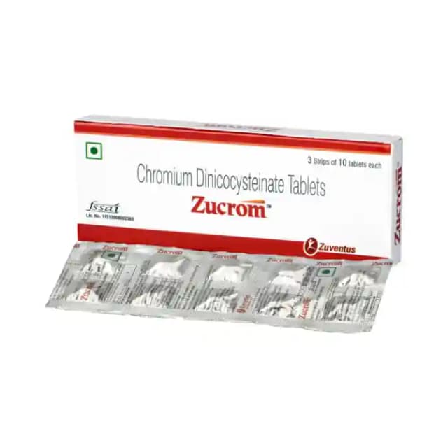 Zucrom (10 tablets in 1 strip)