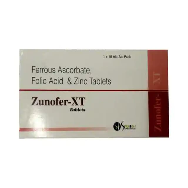 Zunofer XT (1 Strip Of 10 tablets)