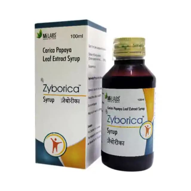 Zyborica Syrup Orange (1 Bottle of 200 ml Syrup)