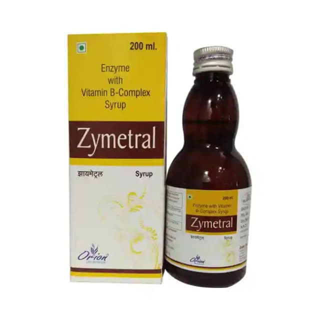 Zymetral Syrup (1 Bottle of 200 ml Syrup)
