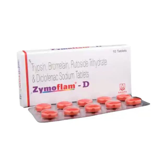 Zymoflam D (10 tablets in 1 strip)